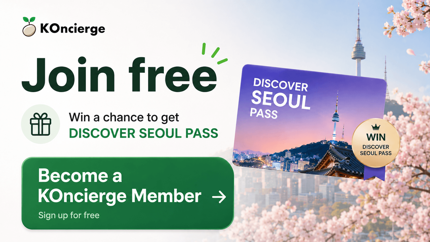 Seoul Starter — Free signup, Discover Seoul Pass giveaway